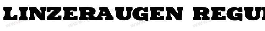 LinzerAugen Regular字体转换